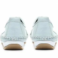 Pavers Wide Fit Leather Lace-Up Sneakers / 317 969