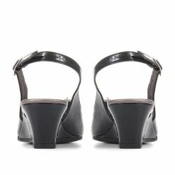 Pavers Slingbacks Slingback Peep-Toe Wedge Heels - HUANG35009 / 322 265