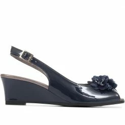 Pavers Slingbacks Slingback Peep-Toe Wedge Heels - HUANG35009 / 322 265