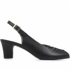 Pavers Slingbacks Peep-Toe Slingback High Heels - HUANG35005 / 322 263 14 Pavers Slingbacks Peep-Toe Slingback High Heels - HUANG35005 / 322 263