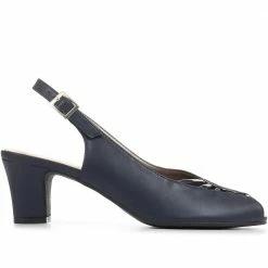 Pavers Slingbacks Peep-Toe Slingback High Heels - HUANG35005 / 322 263 18 Pavers Slingbacks Peep-Toe Slingback High Heels - HUANG35005 / 322 263