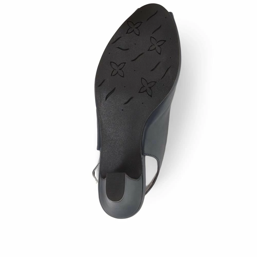 Pavers Slingbacks Peep-Toe Slingback High Heels - HUANG35005 / 322 263 11 Pavers Slingbacks Peep-Toe Slingback High Heels - HUANG35005 / 322 263