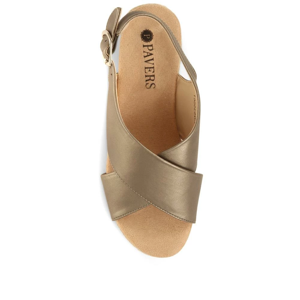 Pavers Sling-back Heeled Sandals - WBINS35061 / 321 918 11 Pavers Sling-back Heeled Sandals - WBINS35061 / 321 918