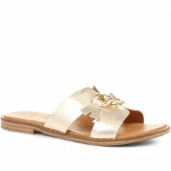 Kinloch Slip-On Leather Mule Sandals - METIN35501 / 322 308