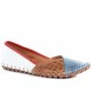 Pavers Ladies Flat Leather Slip On Shoes - KARY2308 / 308 113 / 308 113