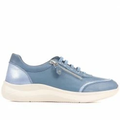 Bellissimo Sneakers Lace-Up Leather Trainers - BELMETA35005 / 322 233