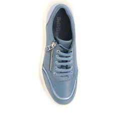 Bellissimo Sneakers Lace-Up Leather Trainers - BELMETA35005 / 322 233