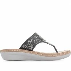 Pavers Wedge Toe Post Sandals - BAIZH35099 / 321 649