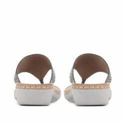 Pavers Wedge Toe Post Sandals - BAIZH35099 / 321 649