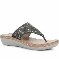 Pavers Wedge Toe Post Sandals - BAIZH35099 / 321 649