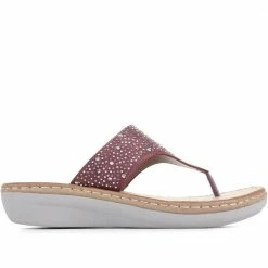 Pavers Wedge Toe Post Sandals - BAIZH35099 / 321 649