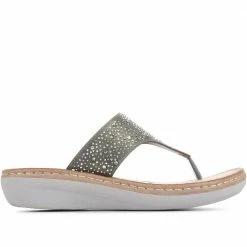 Pavers Wedge Toe Post Sandals - BAIZH35099 / 321 649