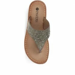 Pavers Wedge Toe Post Sandals - BAIZH35099 / 321 649