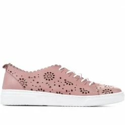 Bellissimo Scalloped Edge Lace-Up Trainers - BELAKMER35008 / 322 252 20 Bellissimo Scalloped Edge Lace-Up Trainers - BELAKMER35008 / 322 252
