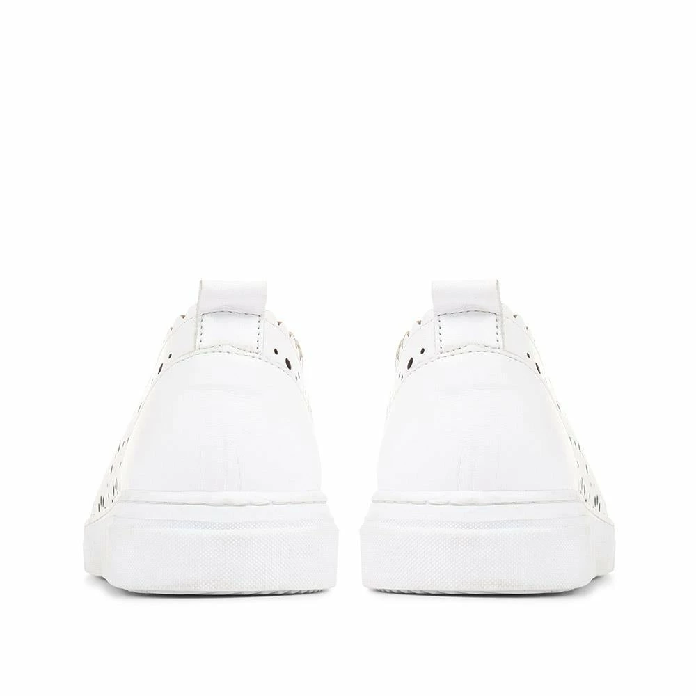 Bellissimo Scalloped Edge Lace-Up Trainers - BELAKMER35008 / 322 252 12 Bellissimo Scalloped Edge Lace-Up Trainers - BELAKMER35008 / 322 252