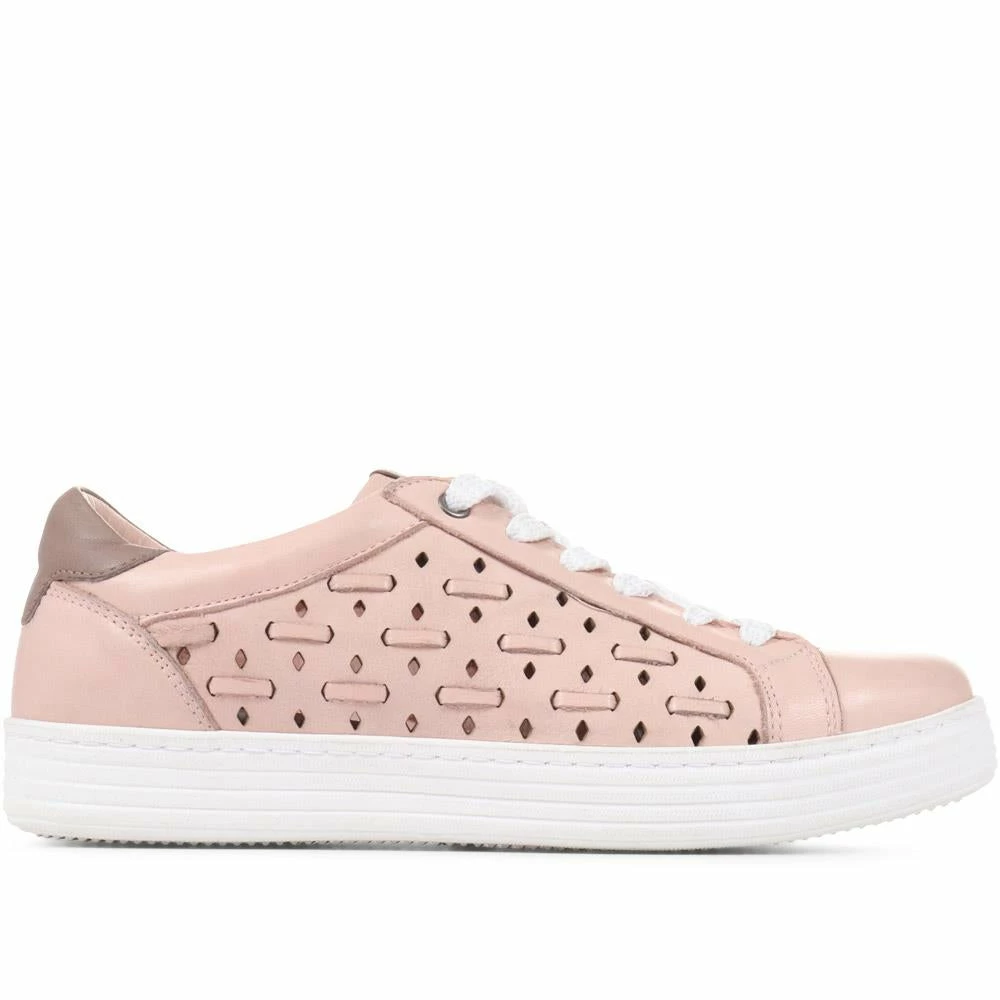 Bellissimo Sneakers Lace-Up Leather Trainers - BELULUTA35011 / 322 283 15 Bellissimo Sneakers Lace-Up Leather Trainers - BELULUTA35011 / 322 283