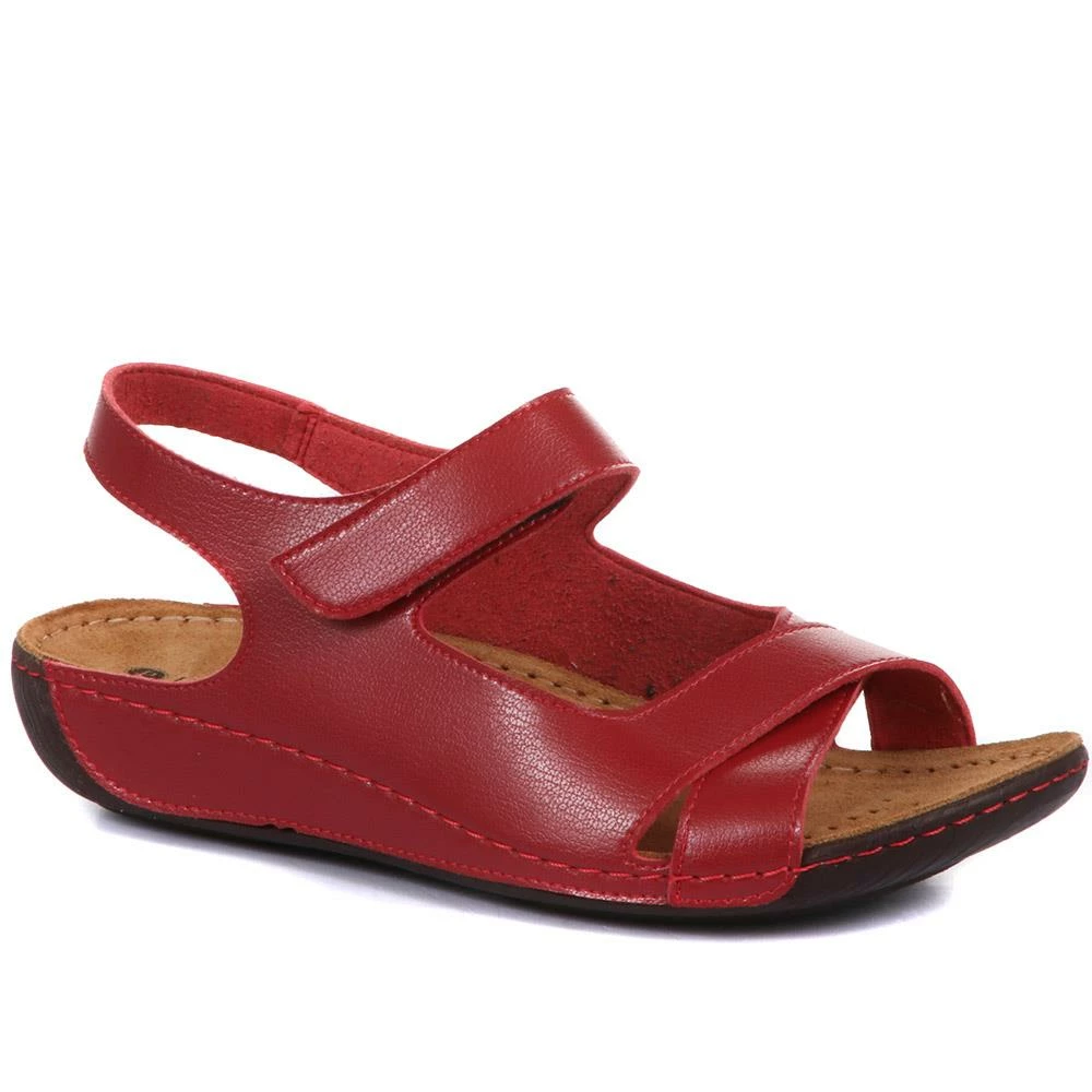 Pavers Flat Wide Fit Touch-Fasten Sandals - MUY1509 / 124 091 8 Pavers Flat Wide Fit Touch-Fasten Sandals - MUY1509 / 124 091