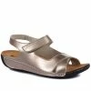 Pavers Flat Wide Fit Touch-Fasten Sandals - MUY1509 / 124 091
