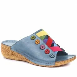 Pavers Ladies Colorful Strap Wedges - KARY33005 / 320 022 / 320 022