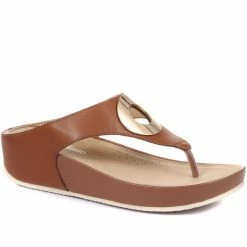 Bellissimo Metallic Toe Post Sandal - BELBAIZH29037 / 315 770