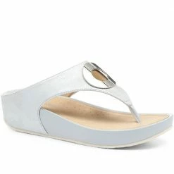 Bellissimo Metallic Toe Post Sandal - BELBAIZH29037 / 315 770