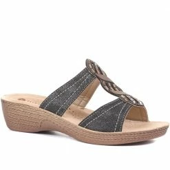 Pavers Embellished Mule Sandals - INB35027 / 321 614