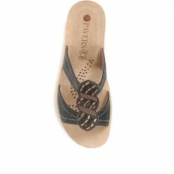 Pavers Embellished Mule Sandals - INB35027 / 321 614