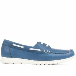 Kinloch Women's Leather Boat Shoes - ELILE35503 / 322 301 22 Kinloch Women's Leather Boat Shoes - ELILE35503 / 322 301