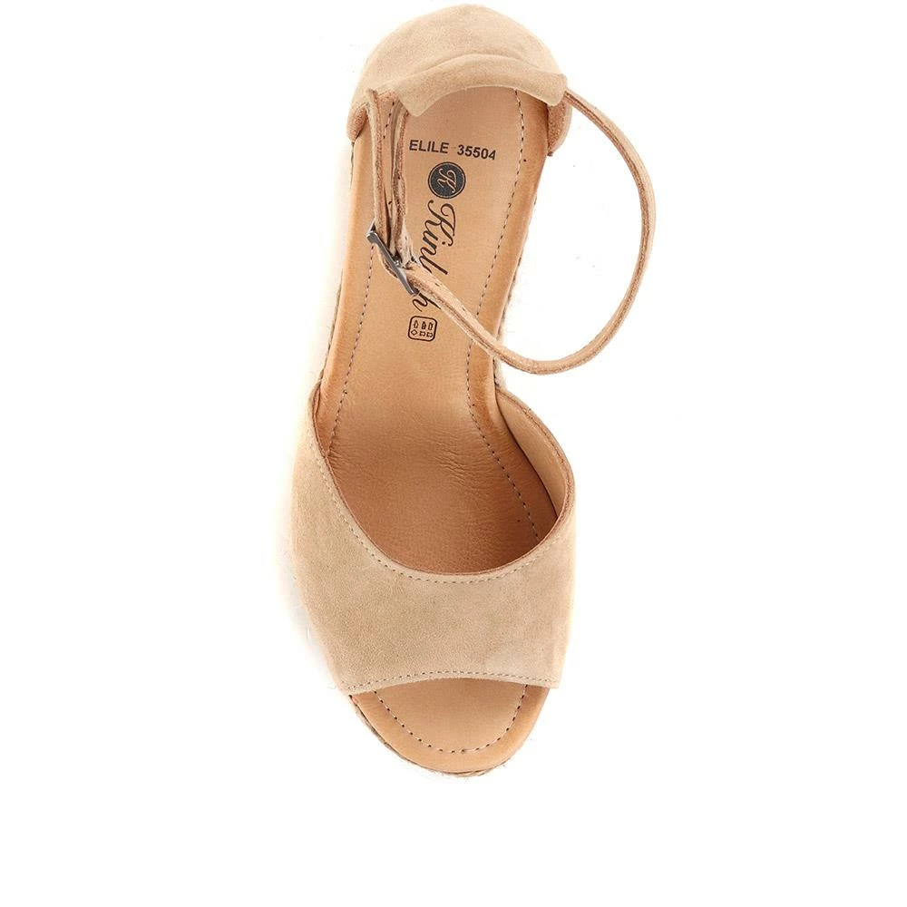 Kinloch Leather Wedge Heel Sandals - ELILE35504 / 322 303 5 Kinloch Leather Wedge Heel Sandals - ELILE35504 / 322 303