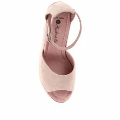 Kinloch Leather Wedge Heel Sandals - ELILE35504 / 322 303