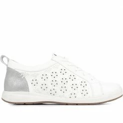 Pavers Wide Fit Lightweight Lace-Up Trainers - WBINS35015 / 321 594