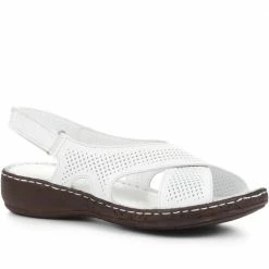 Pavers Leather Slingback Sandals - KAP35011 / 322 211