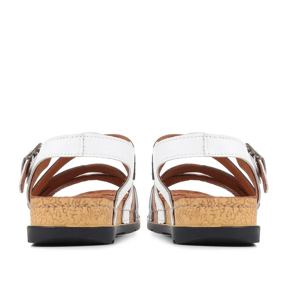 Pavers Flat Strappy Sandals - KARY35009 / 322 270 4 Pavers Flat Strappy Sandals - KARY35009 / 322 270