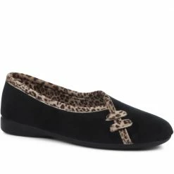 Pavers Leopard Print Slippers - FEVI32005 / 319 572