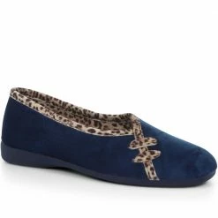 Pavers Leopard Print Slippers - FEVI32005 / 319 572