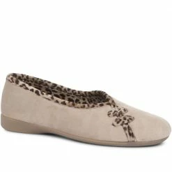 Pavers Leopard Print Slippers - FEVI32005 / 319 572