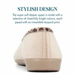 Pavers Leopard Print Slippers - FEVI32005 / 319 572