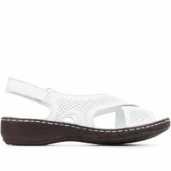 Pavers Leather Slingback Sandals - KAP35011 / 322 211