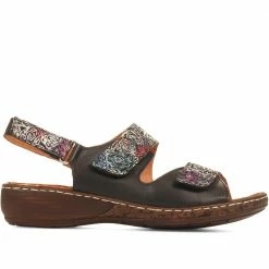 Pavers Fully Adjustable Leather Sandals - KAP35009 / 322 210