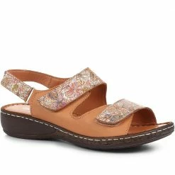 Pavers Fully Adjustable Leather Sandals - KAP35009 / 322 210