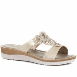 Pavers Wedge Mule Sandals - INB35013 / 321 612