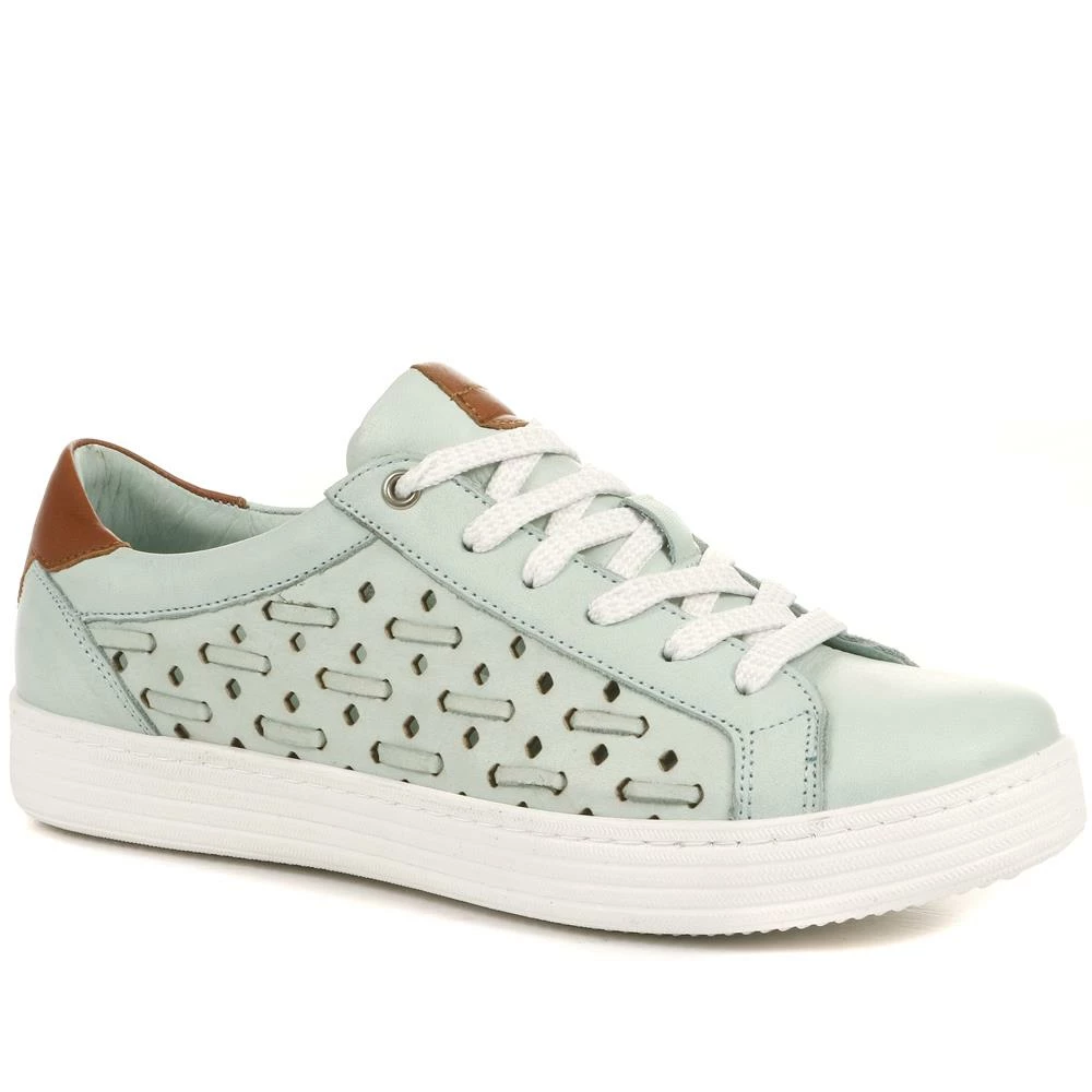 Bellissimo Lace-Up Leather Trainers - BELULUTA35011 / 322 283 4 Bellissimo Lace-Up Leather Trainers - BELULUTA35011 / 322 283