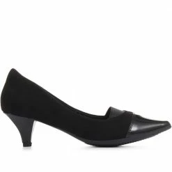 Pavers Kitten Heel Court Shoes - MAIN35003 / 322 297