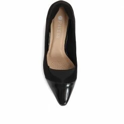 Pavers Kitten Heel Court Shoes - MAIN35003 / 322 297