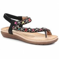 Pavers Embellished Toe-Post Sandal - BAIZH31045 / 317 934 Sandals
