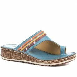 Pavers Toe-Loop Mule Sandals - CAY35007 / 321 801