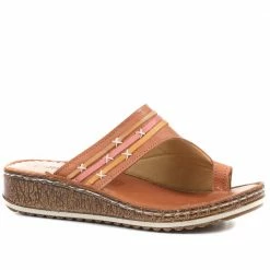 Pavers Toe-Loop Mule Sandals - CAY35007 / 321 801