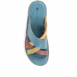 Pavers Leather Mule Sandals - CAY35005 / 321 799 14 Pavers Leather Mule Sandals - CAY35005 / 321 799