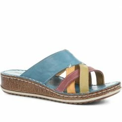 Pavers Leather Mule Sandals - CAY35005 / 321 799