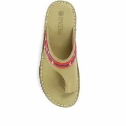 Pavers Toe-Loop Mule Sandals - CAY35007 / 321 801